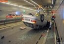D: Fahrzeugüberschlag  im Tunnel