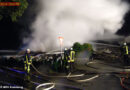 Deutschland: Einfamilienhaus in Puls durch Explosion und Feuer zerstört