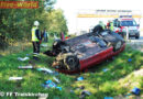 Nö: Fahrzeugbrand entpuppte sich als schwerer Verkehrsunfall