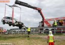 Nö: Schwerer LKW-Unfall sowie Menschenrettung auf der A2