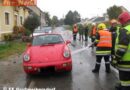 Nö: Fahrzeugbergung -> Porsche über Böschung geschleudert