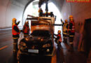 Nö: Nobelkarosse verunfallt auf der A2 im Aspangertunnel