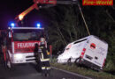 Nö: Bergung eines Transporters in Groß Siegharts