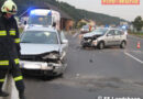 Oö: Aufräumarbeiten nach Verkehrsunfall in Landshaag