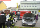 Nö: Fahrzeugbrand am Kirchenplatz in Zeiselmauer