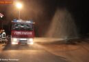 Oö: Radladerbrand in Altreifenbetrieb -> Einsatzübung