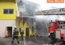 Stmk: Feuer im Gewerbepark in Vordernberg