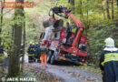Oö: Lkw-Bergung bei Steinbach am Ziehberg