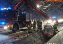 Oö: Pkw-Bergung im Schneetreiben in Attnang-Puchheim