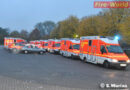 Deutschland: Mehrere Personen von der Feuerwehr aus Mehrparteienhaus gerettet
