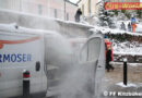Tirol: Kleintransporter-Bergung und Kleintransporter-Brand in Kitzbühel