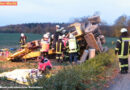 Deutschland: Feuerwehr befreit nach Unfall Lenker aus Bagger