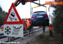 Nö: Pkw kracht gegen Betonleitwand