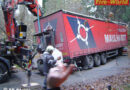 Stmk: Lkw-Bergung in Gundersdorf