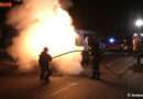 Tirol: Abschleppfahrzeug in Zirl in Vollbrand