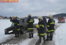 Oö: Schneefall in Fraham -> Fahrzeugbergung für die Feuerwehr