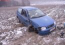 Nö: Verkehrsunfall B39 -> Pkw in angrenzenden Acker geschleudert