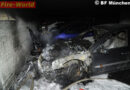Bayern: Pkw-Brand in Tiefgarage in München