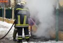 Nö: Vorzählersicherungskasten im Vollbrand