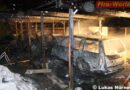 Nö: Vollbrand eines Carportes-> Pkw und Motorrad wurden ein Raub der Flammen
