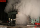 Stmk: Werkstättentrakt eines landw. Anwesens in Fohnsdorf in Flammen