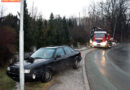 Bgld: Fahrzeugbergung nach Crash auf glatter Straße