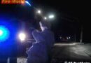 Oö: Schneemann als Verkehrshindernis