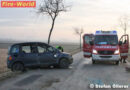 Nö: Glimpflich verlaufender Unfall auf glatter Fahrbahn bei Tradorf