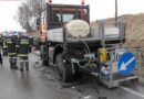 Nö: Pkw fuhr auf Fahrzeug der Straßenmeisterei auf