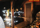 Stmk: Hütte der Eisanlage in Stiwoll in Flammen