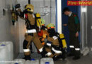 Oö: FF Aschach/Donau: Zwei Trupps bei Atemschutzleistungsprüfung 2011