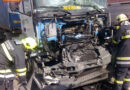 Oö: Ein Verletzter bei Unfall mit zwei LKW auf der B1