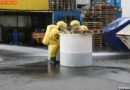 Oö: Kunststofffässer mit Chlorgranulat begannen zu reagieren