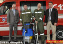 Oö: Spendenübergabe Nasssauger an Feuerwehr St. Georgen/Attergau