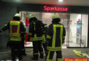 Deutschland: Feuer in der Sparkasse in Hattingen