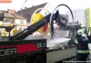 Stmk: Lastwagen begann auf der Ladefläche zu brennen