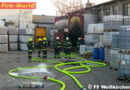 Oö: Brand eines Lagercontainers in Marchtrenk