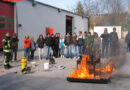 Bgld: Besuch der Sporthauptschule bei der Feuerwehr Neusiedl