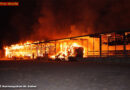 Schweiz: Markthalle in Sargans vor Messestart in Vollbrand