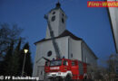 Oö: Atemschutzübung der FF Schiedlberg an der Pfarrkirche