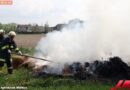 Oö: Strohballenbrand in Gunskirchen rasch unter Kontrolle