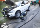 T: Pkw beginnt im Motorraum zu brennen -> Schaden begrenzt