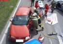 Oö: Schwierige Personenrettung auf der B 127 bei Rottenegg