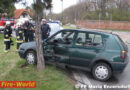 Nö: Pkw in Maria Enzersdorf gegen Baum gerutscht