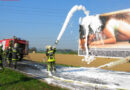 Oö: Lkw-Brand in Pfaffenberg