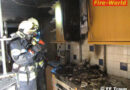Oö: Brand in einer Küche in Traun