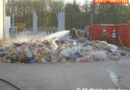 Oö: Brand in einem Müllentsorgungsbetrieb in Waldneukirchen