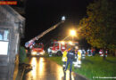 Oö: Blitzschlag verursacht Dachstuhlbrand in Frankemarkt