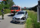 Oö: Unfall zwischen Güterzug und Pkw endet glimpflich!