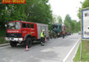 Nö: Ölspurbeseitigung nach Defekt an Lkw